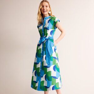 Boden Amanda Cotton Midi Shirt Dress